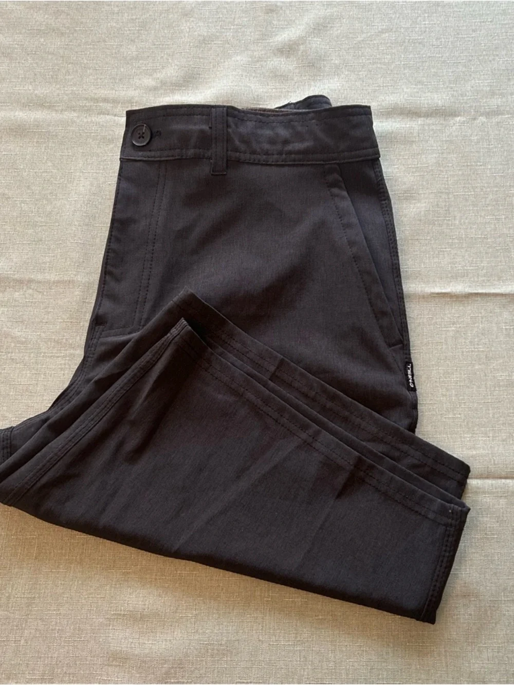 O'Neill Black Drawstring Hybrid Shorts